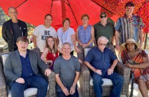 LifeRIng members under a sunbrella