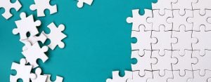 Puzzle pieces representing LifeRing Meetings for Co-Occurring Disorders
