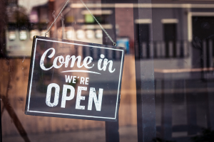 Image of Cone In sign for LifeRing in-person meetings in Livermore