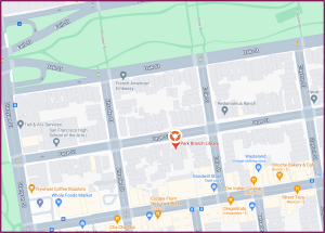 Map to LifeRing San Francisco Park Branch Meeting