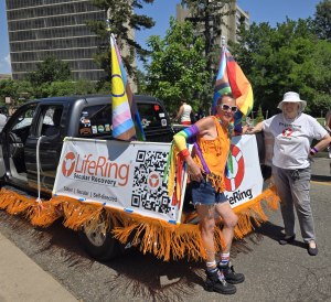 LifeRing Colorado participants with 2025 Denver Pride Float